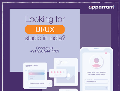 Best UX UI Design Studio in India is Apparrant apparranttechnologies design ui uxdesignagency