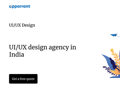 Top UX Design Agency in India apparranttechnologies design illustration ui uxdesignagency