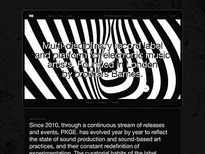 Package Records black brutalism clean design desktop helvetica logo minimal music record label records typography ui ux web web design website