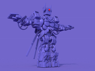 Robot Concept 3d animation c4d design motion graphics