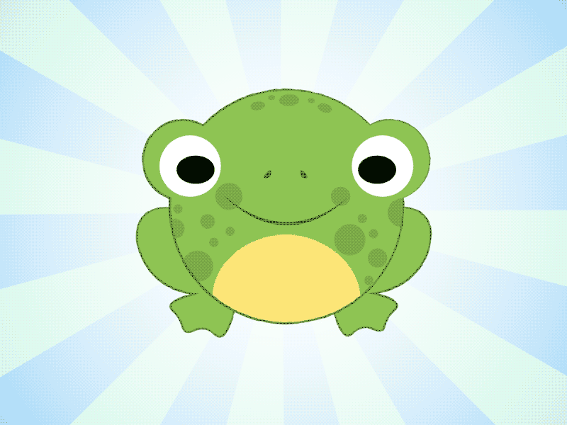 Froggie 2d after effects animation debut frog