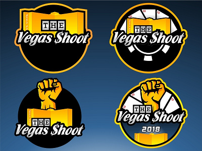 The Vegas Shoot 2018 Concept archery brand graphic design las vegas logo nfaa sports vector vegas