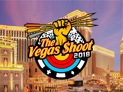 The Vegas Shoot 2018 Final archery brand branding graphic graphic design las vegas nfaa sports logo the vegas shoot vector vegas