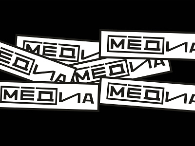 Logo for a media event branding graphic design logo media style