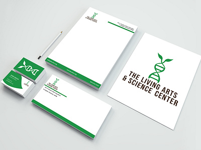 Arts Center Branding arts and science bold branding bright design fun graphic design green illustrator indesign layout layout design logo playful