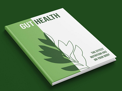 Nutrition Book Cover Design book design branding design graphic design health illustration indesign layout design minimal monochromatic