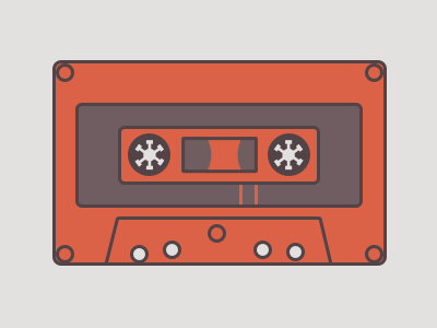 Tape illustration by Jérémy Stenuit on Dribbble