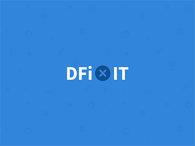 Dfixit Logo apple belgium blue fix flat ios ipad iphone logo minimalist screw smartphone