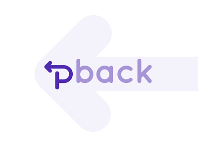 Payback logo app arrow back brand branding expense expenses friends identity logo logo design logotype mobile pay payment symbol typography