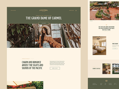 La Playa Carmel design hotel motion ui uiux webdesign website