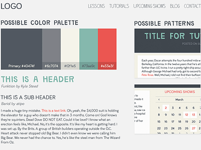 DB Style Guide bariol funtion mockup rwd style guide