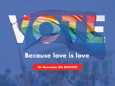 Love is Love america election flag govote lgbt lgbtq love love is love rainbow vote