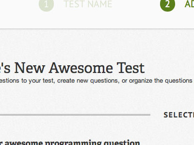New Awesome Test