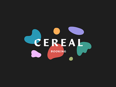 Branding/Logo for Cereal Booking Agency abstract artist booking booking agency branding branding agency branding design cereal idendity design identity logo logo design minimal music music agency music agent shapes type typography
