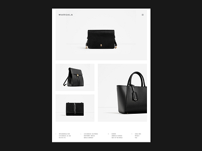 Marsala - website concept