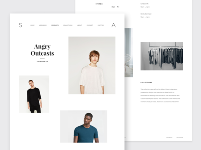 Minimal Creative / Fashion Store Template minimal template ecommerce fashion store minimal store minimal web theme shop template web shop store template website store
