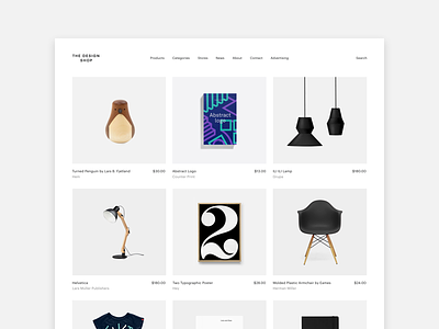 The Design Shop - website design shop design store ecommerce minimal design shop store web web design web shop web store website
