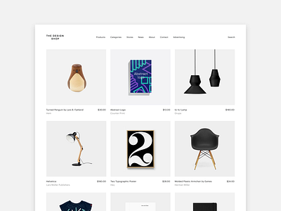 The Design Shop - website