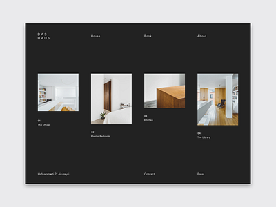 Das Haus - website concept