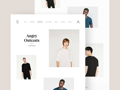 Minimal Store Template ecommerce ecommerce shop fashion fashion store minimal minimal design portfolio store store template typography ui kit uidesign user interface web design web shop web template website website design