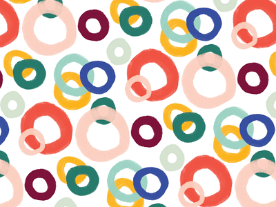 Illustrated Donut Pattern