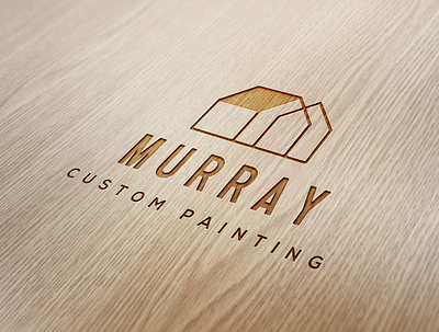 Murray Custom Painting Logo Design brand identity branding branding design logo