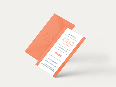 Zeis Dental Business Cards