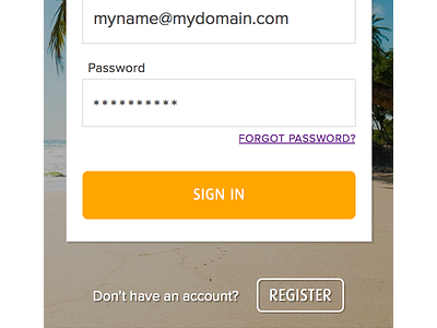 Sign In Panel V2 login mobile sign in