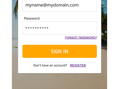 Sign In Panel V4 login mobile sign in