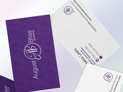 Business Card Design business cards design events graphic logo type typography