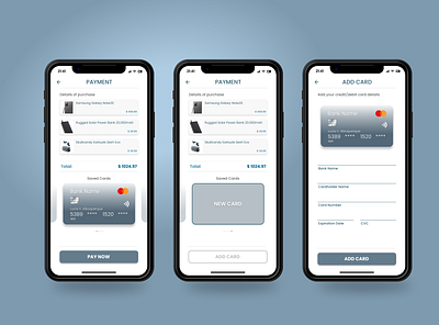 Daily UI (Day 2) - Credit Card Checkout 002 credit card checkout dailyui mobile