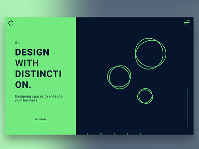 Design With Distinction chris design with distinction designui designer figma landing page ui ui design ux webdesign