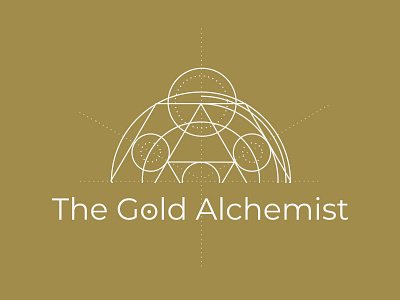 Gold Alchemist Logo branding design icon illustration logo typography vector