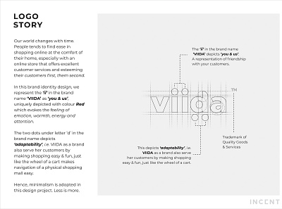 Logo Story branding design vector