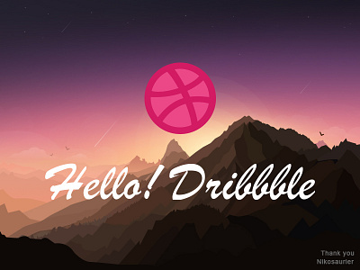 Hello Dribbble ! @nikosaurier