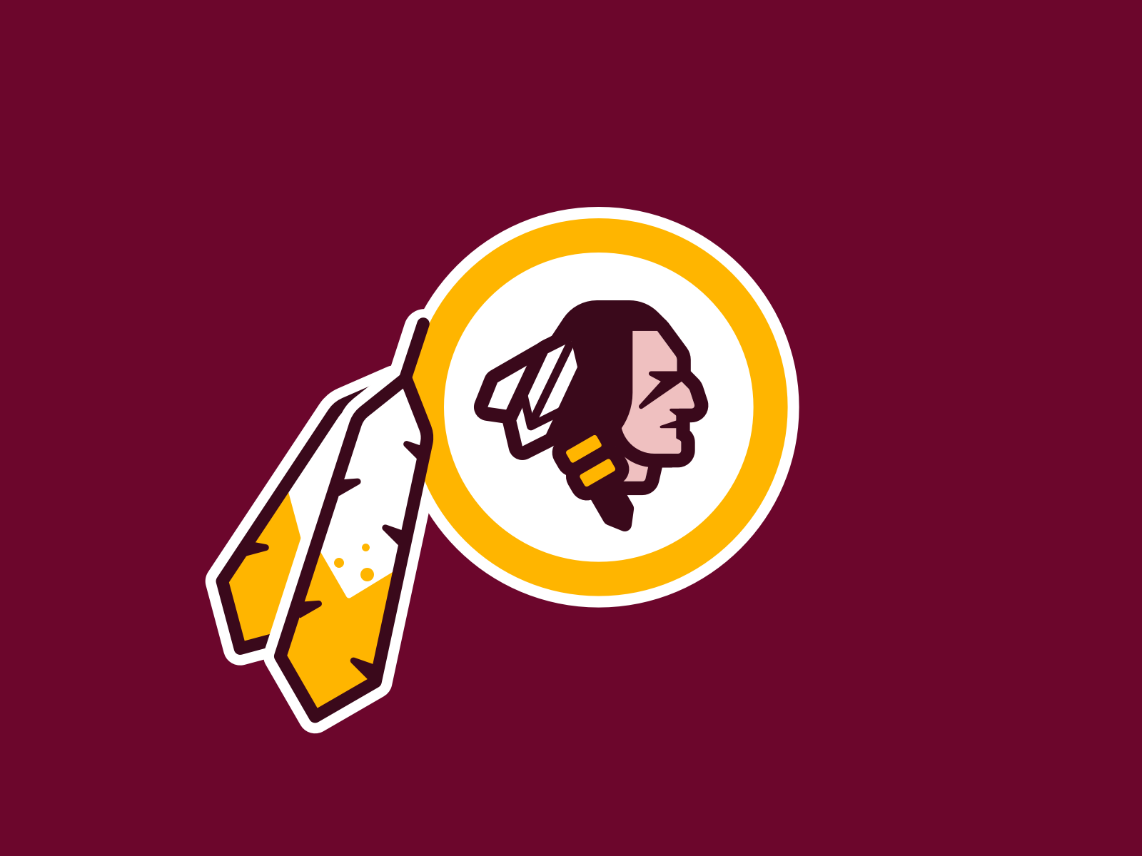 HD washington redskins logo wallpapers