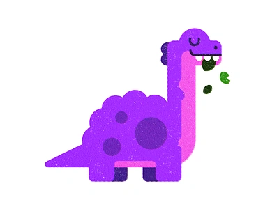 Dino (2 of 4) animal childrens art dinosaur flatillustration illustration print texture