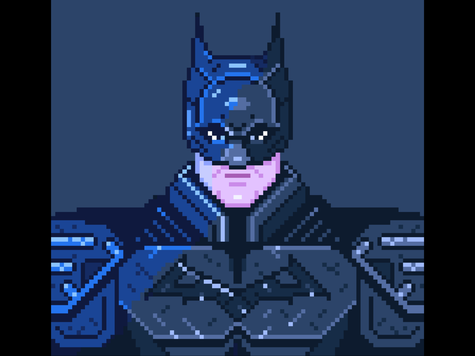 The Batman 16bit 8bit bat batman comic dc pixelart superhero