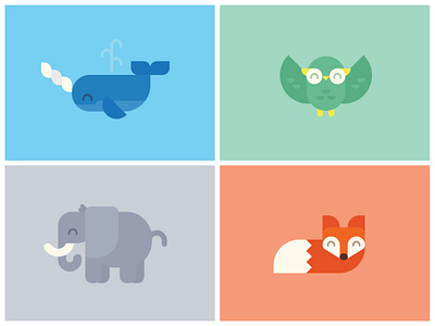 Nora's Narwhal & Friends animals baby illustration