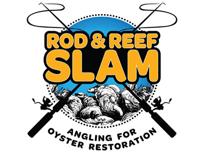 Rod & Reef Slam Logo fishing logo tournament
