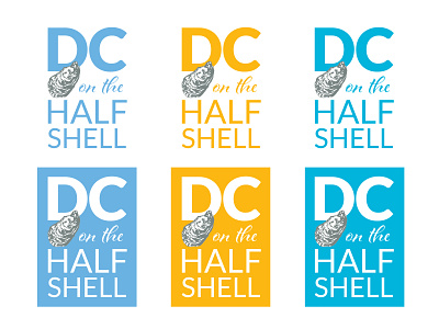DC on the Half Shell Identity branding design event logo
