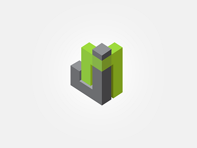 JM logo. My new Dribbble avatar 3d android app icon ios logo ui ux