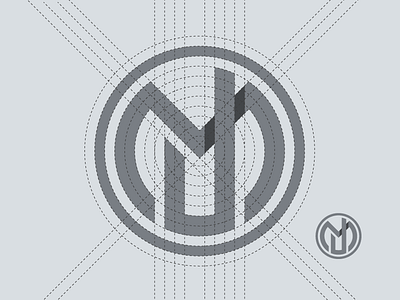JM Monogram app brand icon iconography identity illustration logo monogram ui