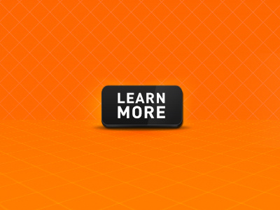 Black Learn More Button 3d black button cta learn more orange texture ui