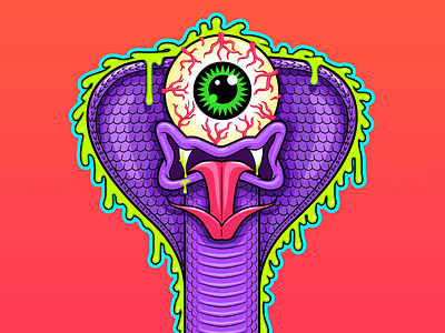 Cobra character cobra illustration snake
