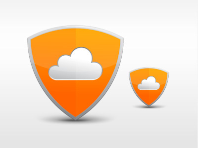 Shield / Cloud Icon brand branding cloud icon id shield