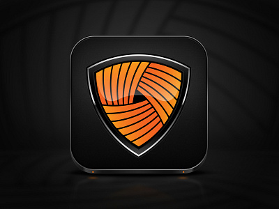 Shield iOS Icon. See 2x for detail