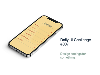 Daily UI #007
