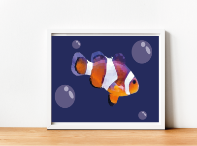 Low Polly Fish illustration