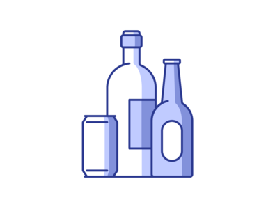 Grocery 041/100 design drink icon illustration minimal shadow vector